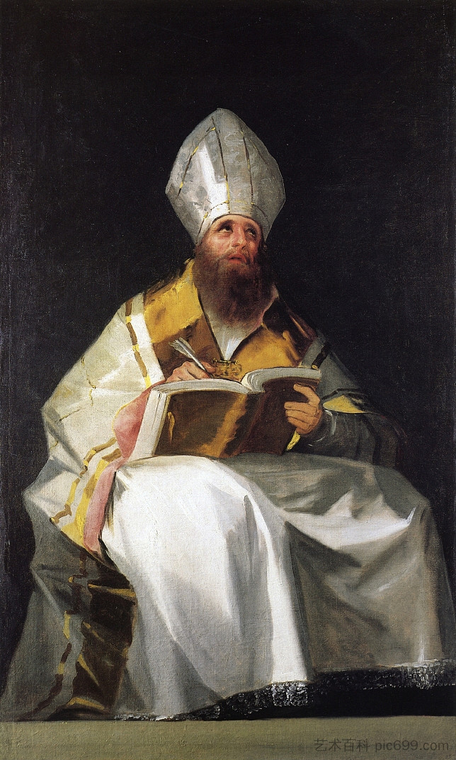 圣安布罗斯 Saint Ambrose (1796 - 1799)，弗朗西斯科·戈雅