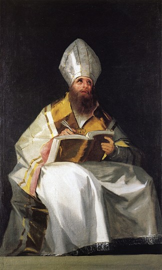 圣安布罗斯 Saint Ambrose (1796 – 1799)，弗朗西斯科·戈雅