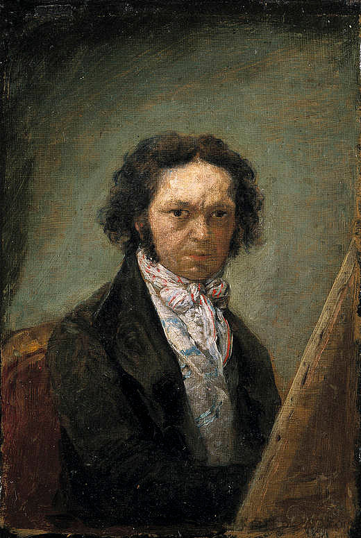 自画像 Self portrait (1795)，弗朗西斯科·戈雅