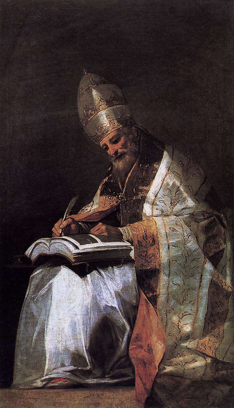 圣格雷戈里大帝 St. Gregory the Great (1797)，弗朗西斯科·戈雅