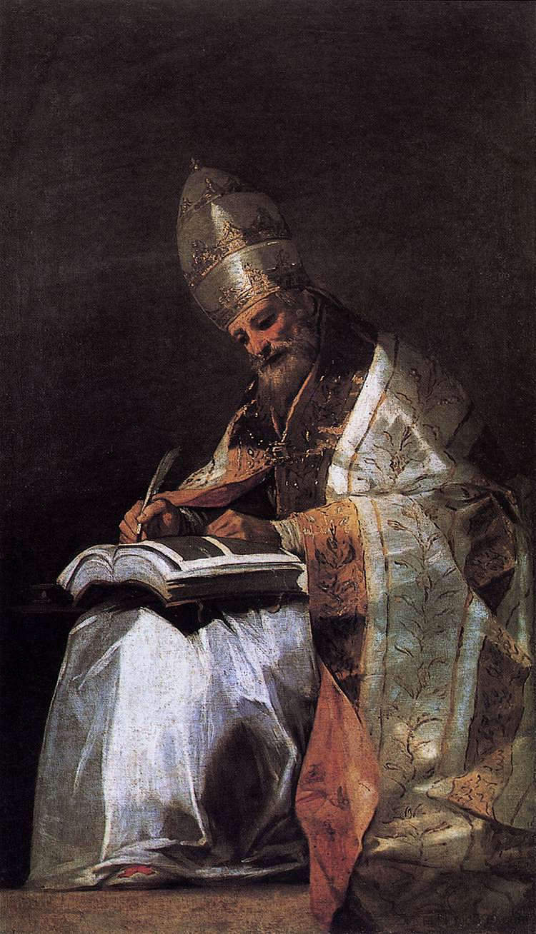 圣格雷戈里大帝 St. Gregory the Great (1797),弗朗西斯科·戈雅