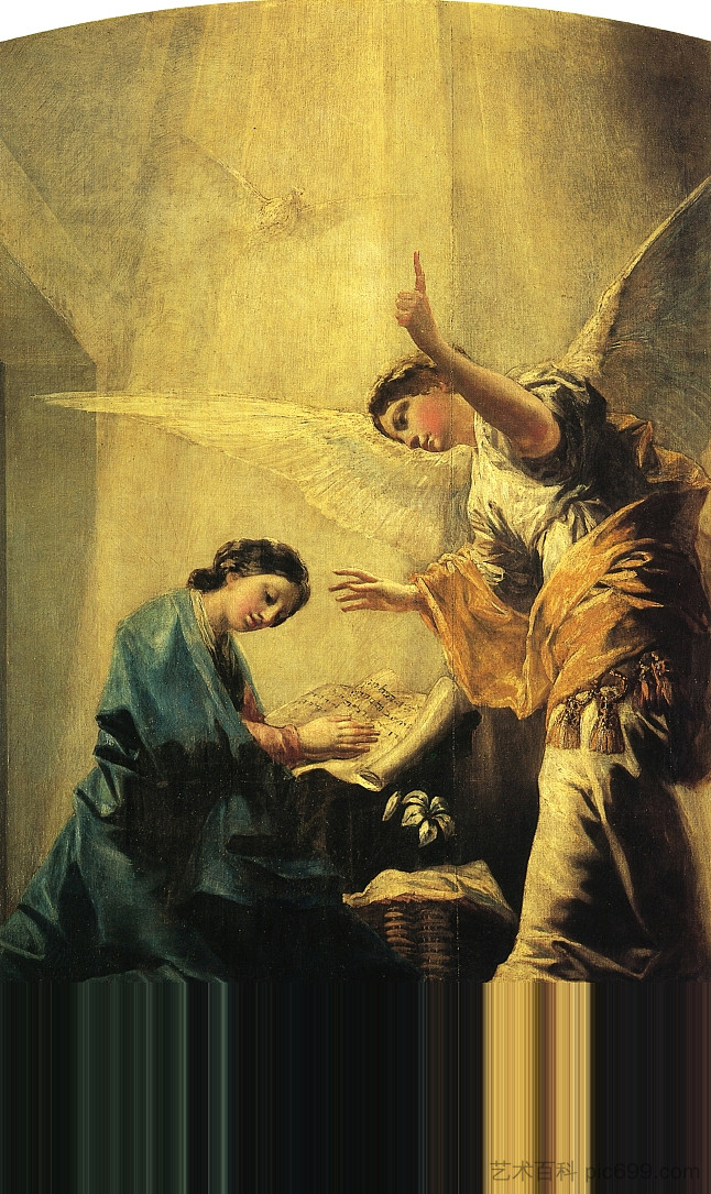 天使报喜 The Annunciation (1785)，弗朗西斯科·戈雅