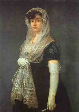 书商的妻子 The Bookseller’s Wife (c.1805 – c.1808)，弗朗西斯科·戈雅
