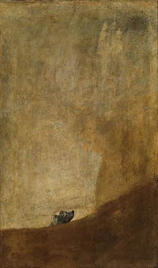 狗 The Dog (c.1819)，弗朗西斯科·戈雅