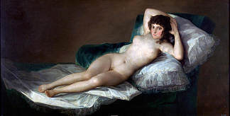 裸体玛雅 Nude Maja (1800)，弗朗西斯科·戈雅