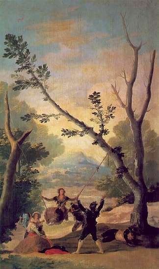 秋千 The Swing (1787)，弗朗西斯科·戈雅