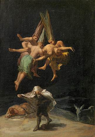 空中女巫 Witches in the Air (1797 – 1798)，弗朗西斯科·戈雅