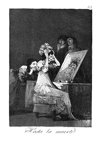 至死 Till death (1799)，弗朗西斯科·戈雅