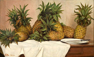菠萝 Pineapples (1890)，弗朗西斯科·奥勒