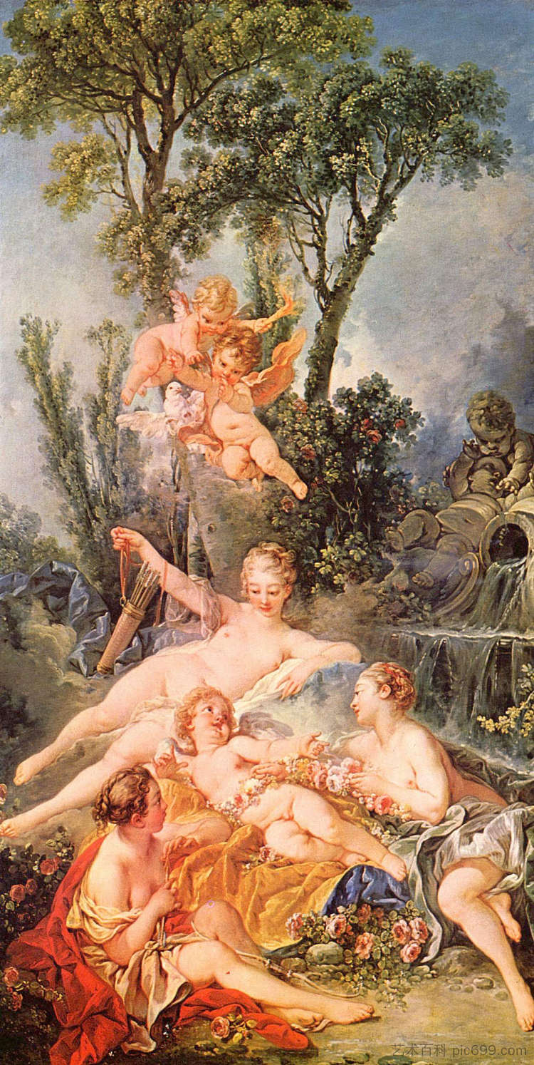 阿莫尔囚犯 Amor a prisoner (1754),弗朗索瓦·布歇