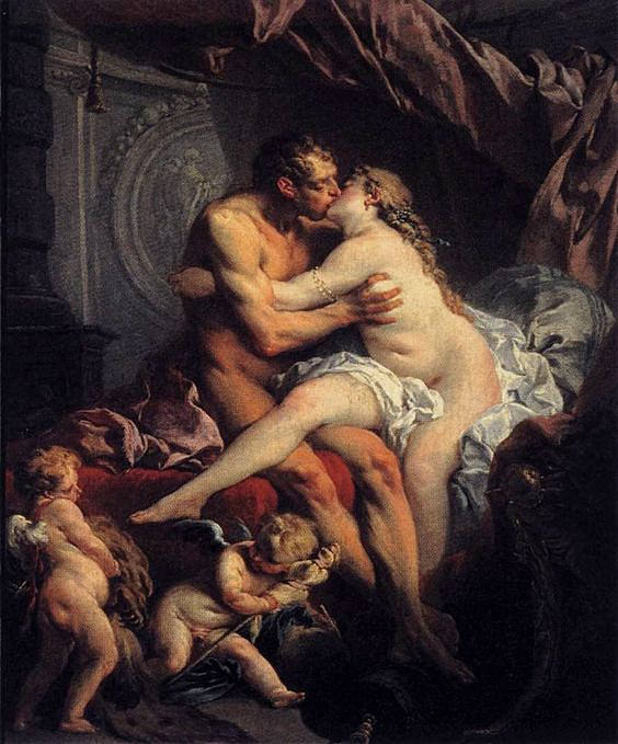 赫拉克勒斯和奥姆法勒 Hercules and Omphale (1735),弗朗索瓦·布歇
