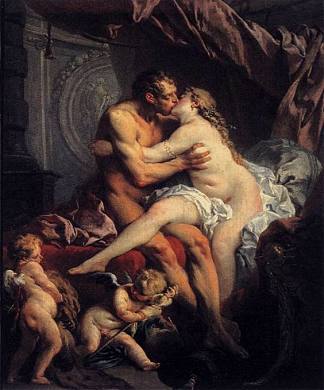 赫拉克勒斯和奥姆法勒 Hercules and Omphale (1735)，弗朗索瓦·布歇