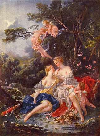 木星和木卫四 Jupiter and Callisto (1744)，弗朗索瓦·布歇
