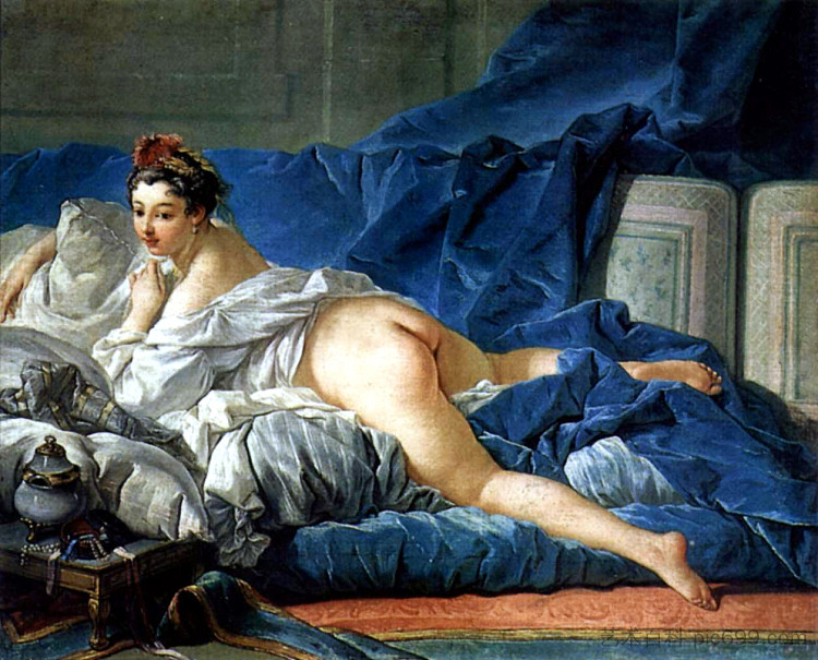 宫女 Odalisque (c.1749)，弗朗索瓦·布歇