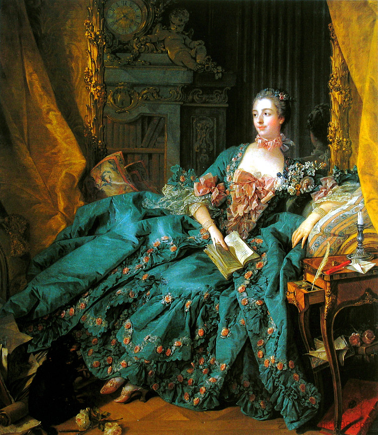 蓬巴杜夫人 Madame de Pompadour (1756),弗朗索瓦·布歇