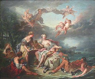 欧洲的绑架 The Abduction of Europe (1747)，弗朗索瓦·布歇