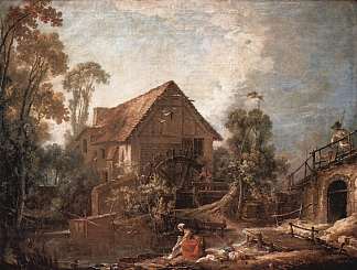 磨坊 The Mill (1751)，弗朗索瓦·布歇