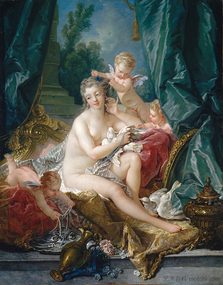 维纳斯的厕所 The Toilet of Venus (1751)，弗朗索瓦·布歇