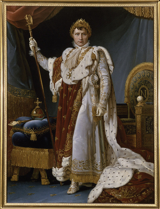 穿着加冕礼服的拿破仑一世皇帝 Emperor Napoleon I in coronation costume (1805)，弗朗索瓦·热拉尔