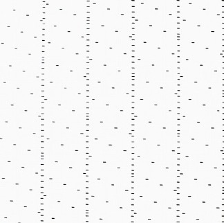 每 15 厘米，每 16 厘米（一厘米长的破折号） Every 15 cms, every 16 cms (dash of one cm long) (1974)，弗朗索瓦·莫雷洛特·加龙省