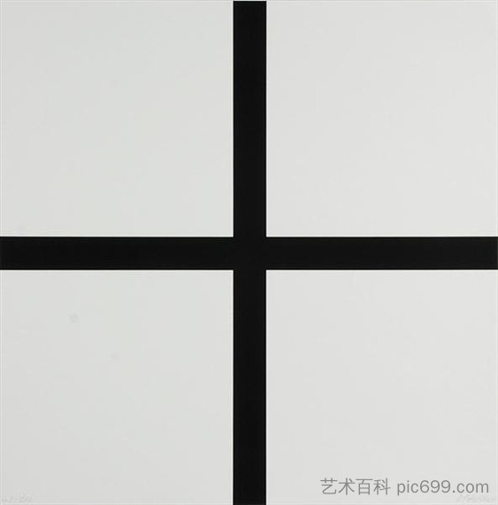 实心 0°-90°-90°---40 mm 框架 Trames 0°-90°---40 mm au trait et pleines (1972),弗朗索瓦·莫雷洛特·加龙省