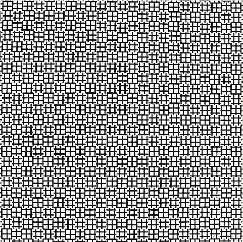 无题（垂直和水平） Untitled (Verticals and Horizontals) (1970)，弗朗索瓦·莫雷洛特·加龙省