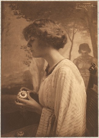 格拉迪斯·劳伦斯小姐，《贝壳》 Miss Gladys Lawrence, The Seashell (1910)，弗兰克·约根