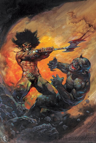 野蛮 Barbarian，弗兰克·弗雷泽塔
