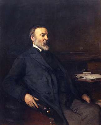 安德鲁·克拉克爵士 Sir Andrew Clark (1888)，弗兰克·霍尔