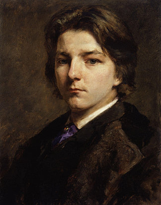 自画像 Self-portrait (1863)，弗兰克·霍尔