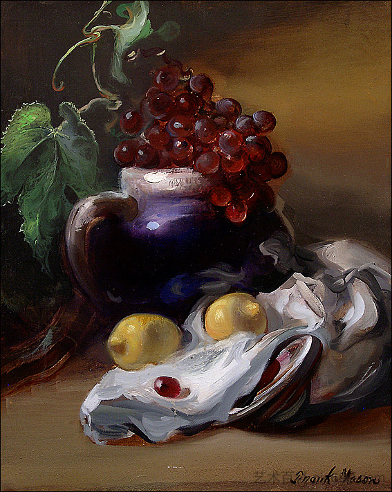 豆壶、葡萄和柠檬 Beanpot, Grapes & Lemons (2005)，弗兰克·梅森