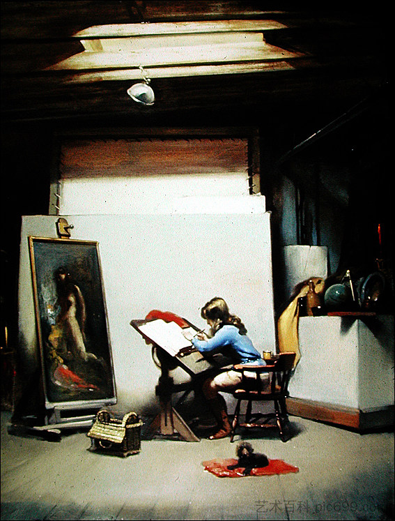 卡罗尔和维多利亚在工作室 Carroll and Victoria in the Studio (1969)，弗兰克·梅森