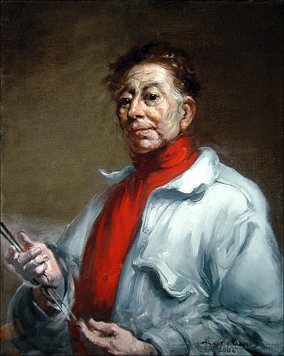 穿着红色衬衫的精灵肖像 Elf Portrait in Red Shirt (2006)，弗兰克·梅森