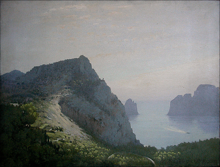 罗马城堡，意大利卡普里岛 Roman Citadel, Capri, Italy (1951)，弗兰克·梅森