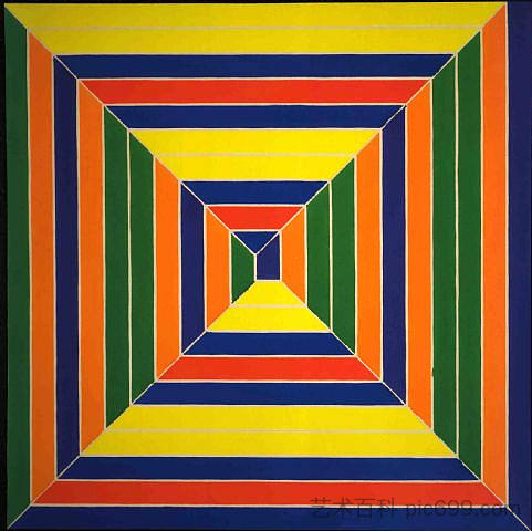 彩色迷宫 Color Maze (1966)，弗兰克·斯特拉