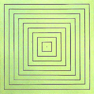 岛屿1p Island No. 1p (1967)，弗兰克·斯特拉
