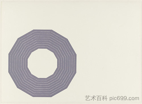 Kay Bearman（来自紫色系列） Kay Bearman (from the Purple Series) (1972)，弗兰克·斯特拉