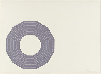 Kay Bearman（来自紫色系列） Kay Bearman (from the Purple Series) (1972)，弗兰克·斯特拉