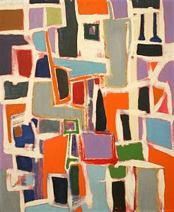 无题抽象 Untitled Abstraction (1956)，弗兰克·斯特拉