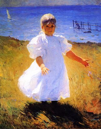 阳光下的孩子 Child in Sunlight (1899)，弗兰克W·本森