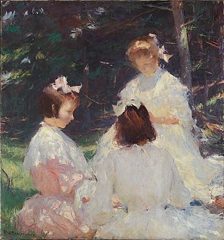 森林里的孩子 Children in Woods (1905)，弗兰克W·本森