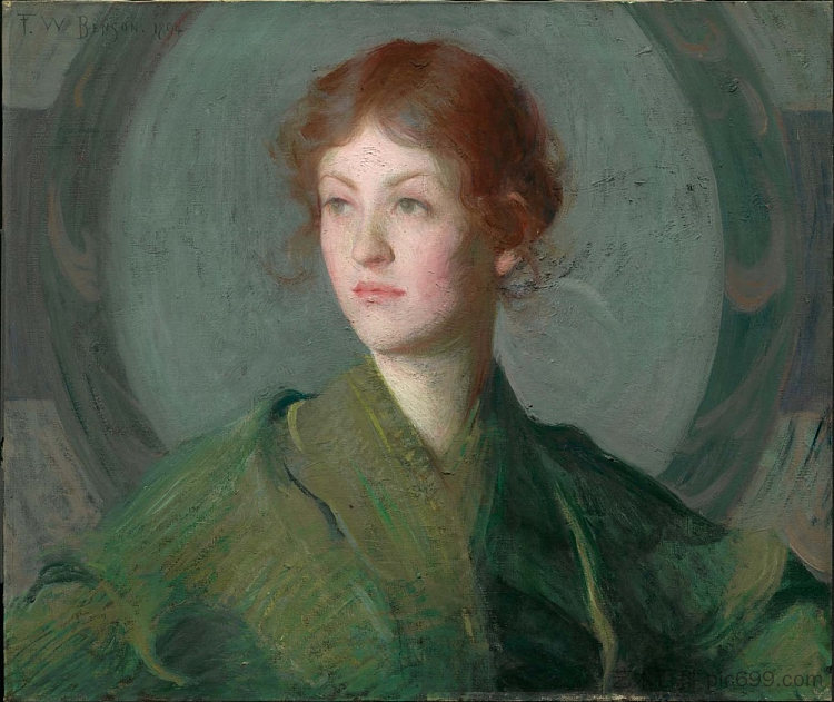 装饰头 Decorative Head (1894)，弗兰克W·本森