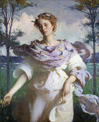 夏天 Summer (1890)，弗兰克W·本森