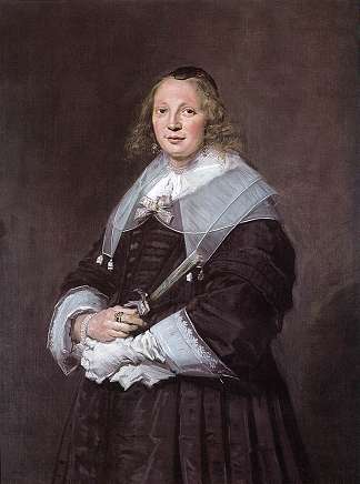 一位荷兰女士 A Dutch Lady (1643)，弗朗斯·哈尔斯
