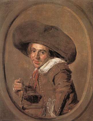 一个戴着大帽子的年轻人 A Young Man in a Large Hat (1626 – 1629)，弗朗斯·哈尔斯