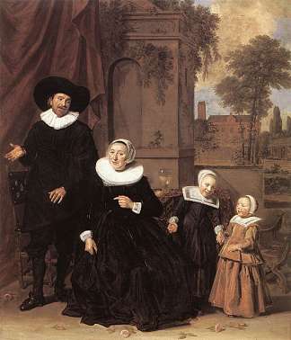 全家福 Family Portrait (c.1635)，弗朗斯·哈尔斯