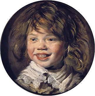 笑的男孩 Laughing boy (c.1625)，弗朗斯·哈尔斯