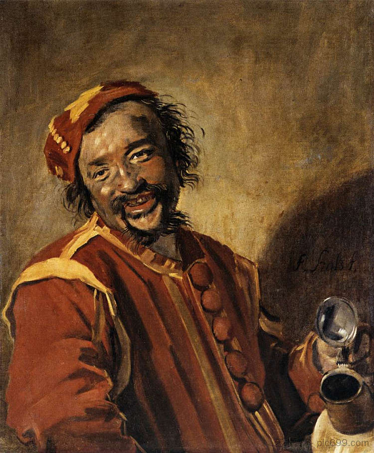 Peeckelhaering（The Jolly Reveller） Peeckelhaering (The Jolly Reveller) (1640 - 1643)，弗朗斯·哈尔斯