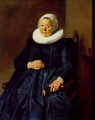 一个女人的门廊 Portait of a woman (1635)，弗朗斯·哈尔斯