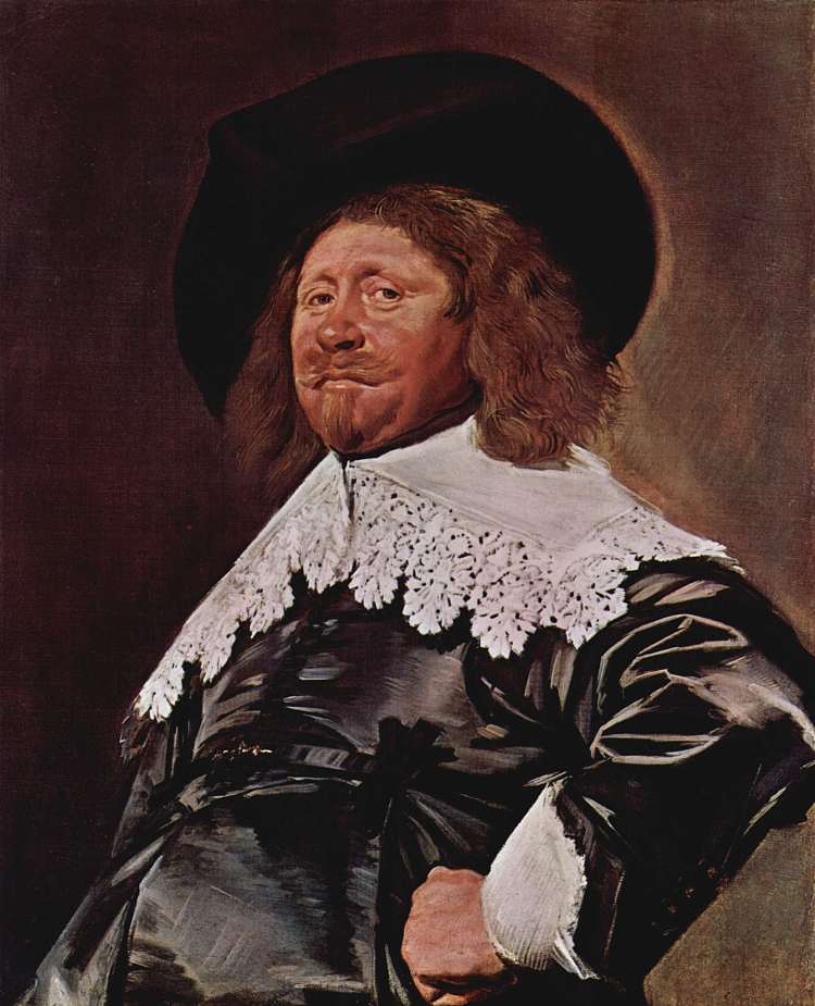 《一个男人的肖像》，尼古拉斯·皮特斯·杜伊斯特·范·沃霍 Portrait of a Man, Nicolaes Pietersz Duyst van Voorhou，弗朗斯·哈尔斯